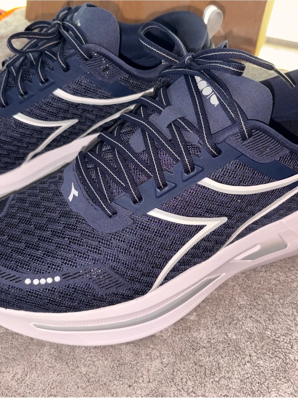 Diadora Cellula 2 Label in Blue and White
